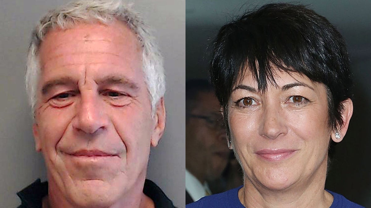 Jeffrey Epstein and Ghislaine Maxwell mugshots