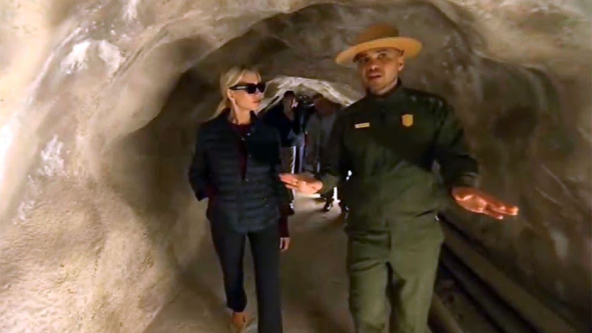 Pam Bondi tours Alcatraz tunnel with park ranger