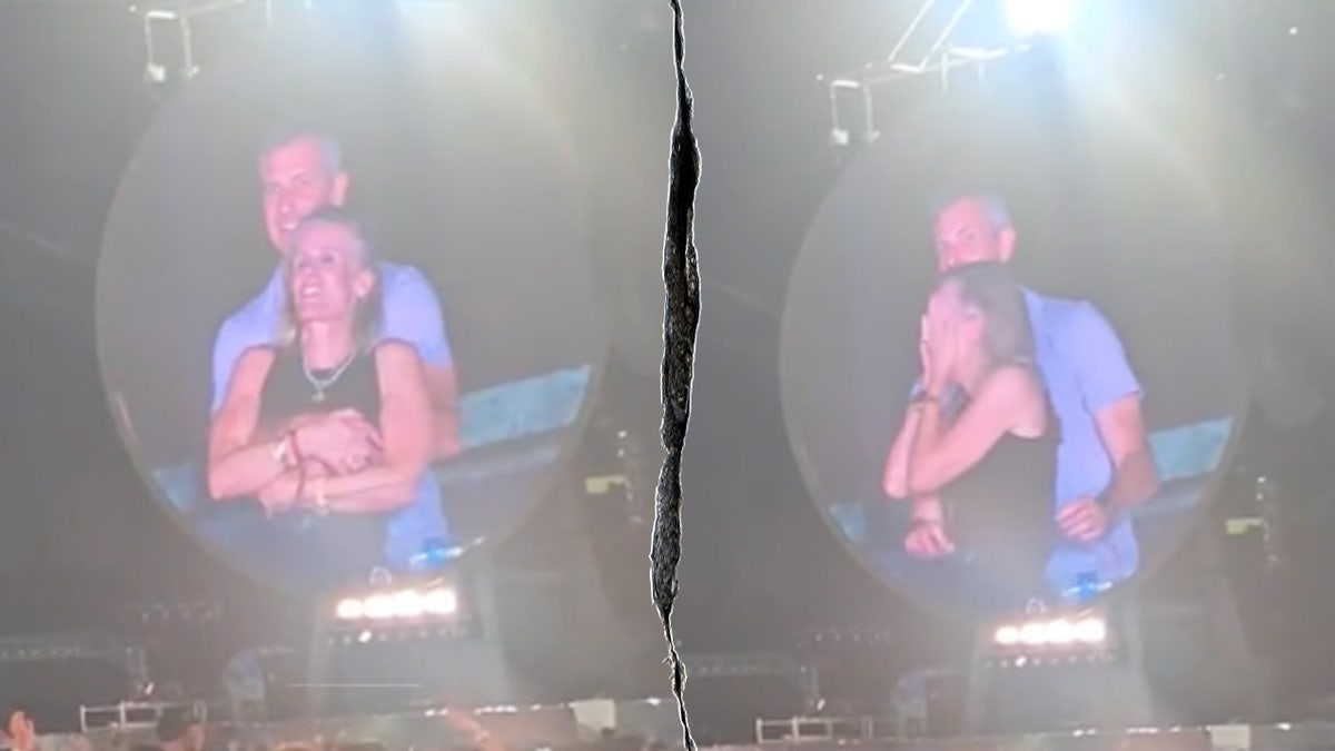 Coldplay’s frontman Chris Martin wonders if a couple is having an affair as he caught them on the Kiss Cam. The two are rumored to be Astronomer CEO Andy Byrona and Chief People Officer Kristin Cabot.