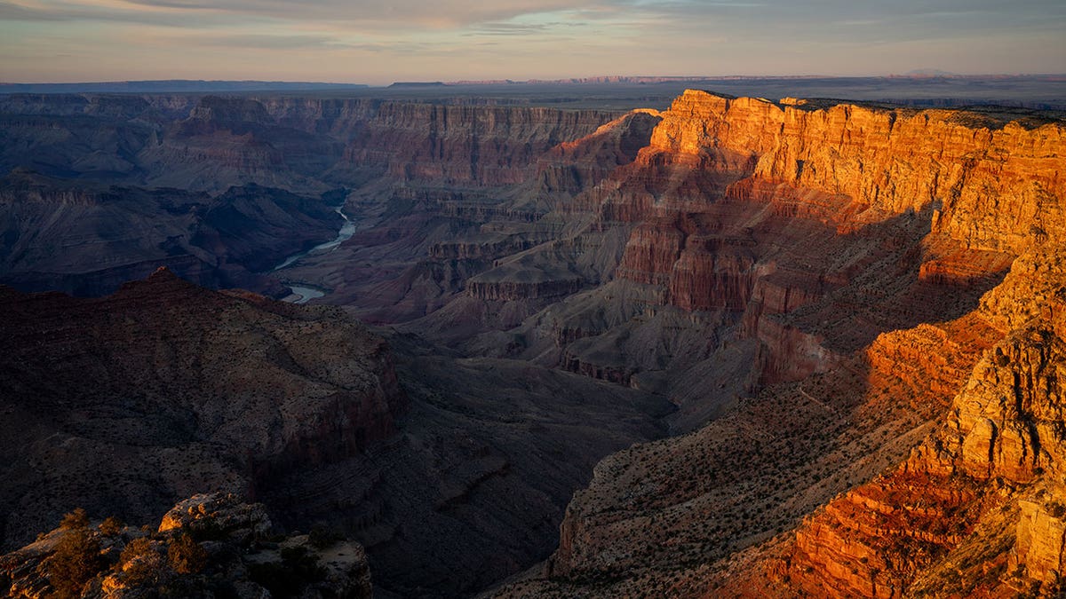 the Grand Canyon 