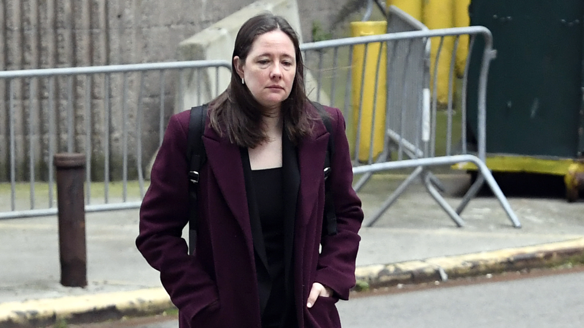 Maurene Comey outside court
