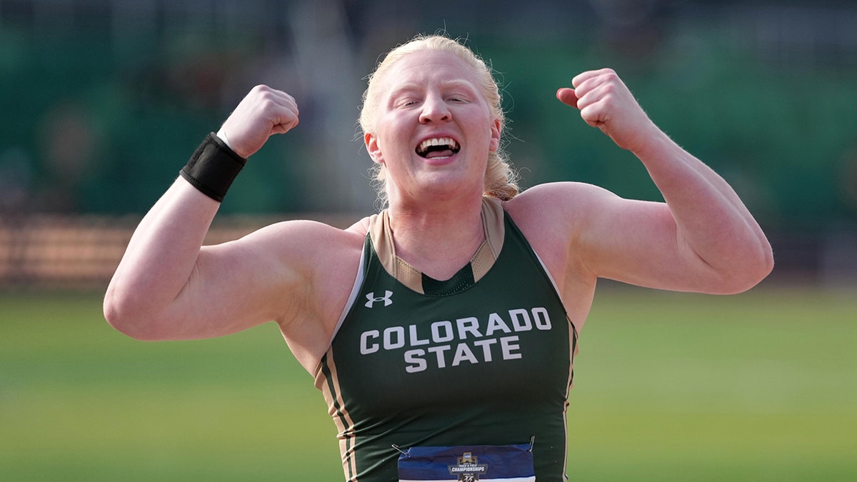Mya Lesnar celebrating