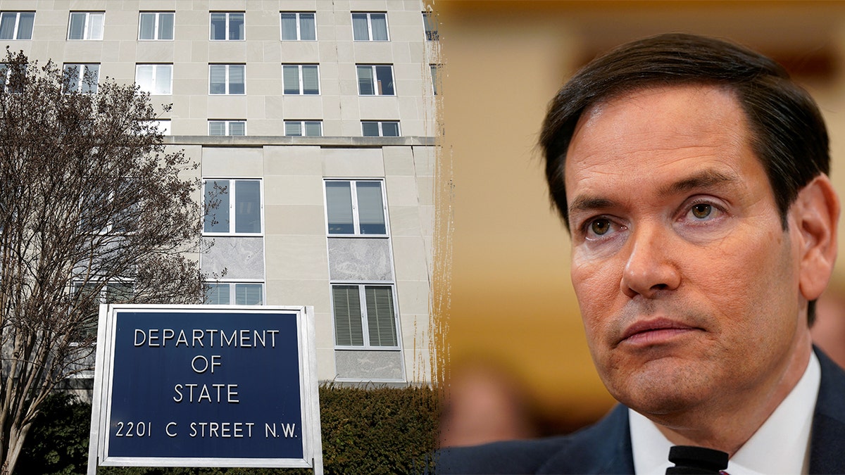 state dept building; Marco Rubio