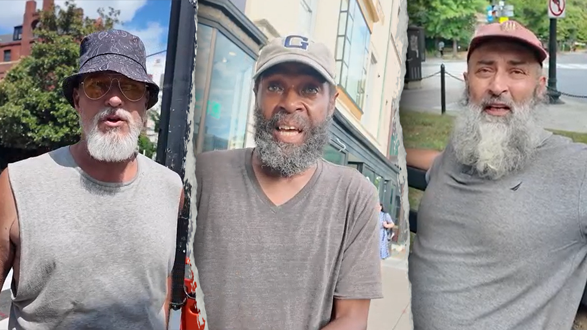 Homeless men from Washington, D.C.