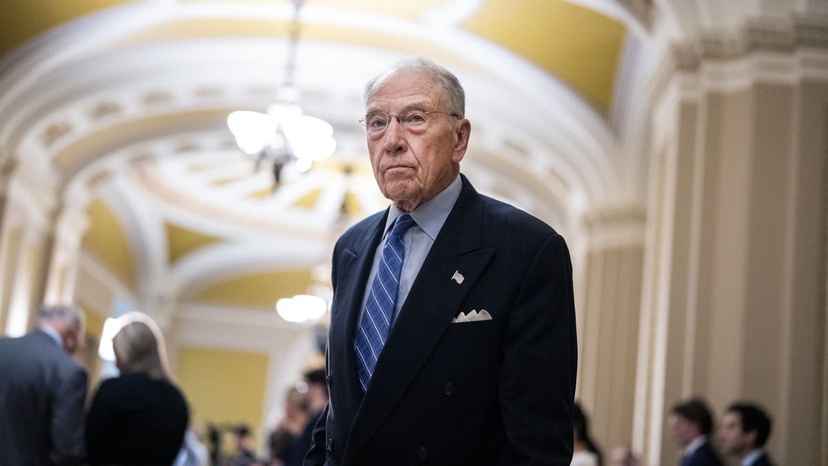 Sen. Chuck Grassley standing in the Capitol building