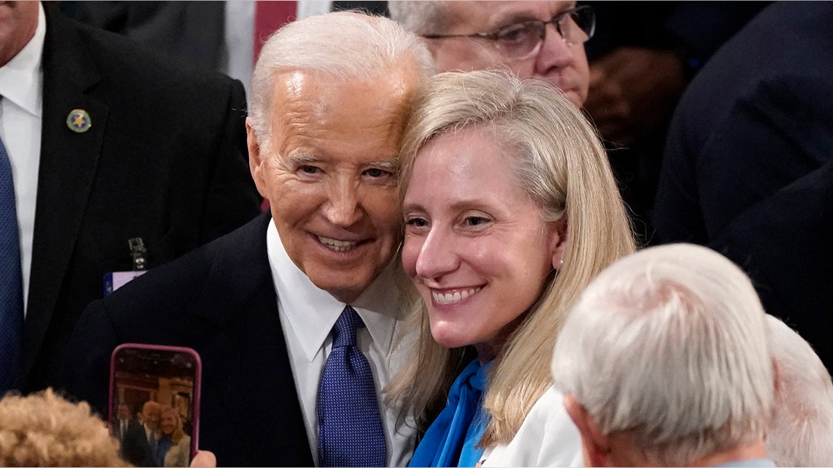 Joe Biden and Abigail Spanberger