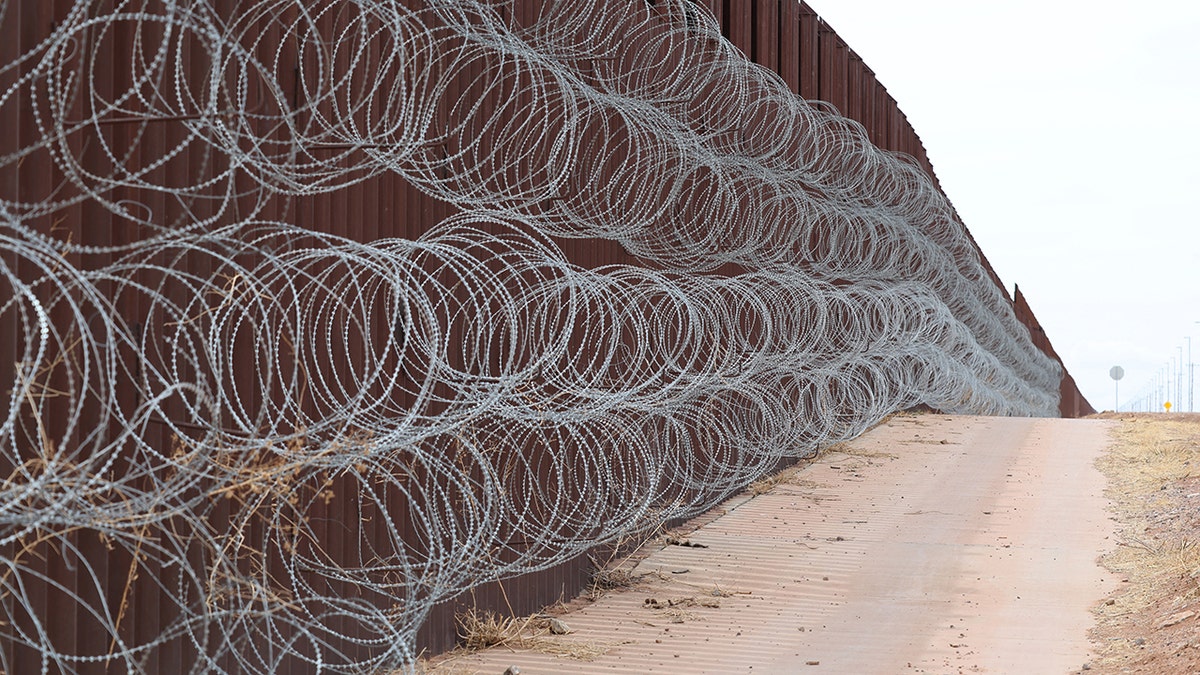 The U.S.-Mexico border in Arizona