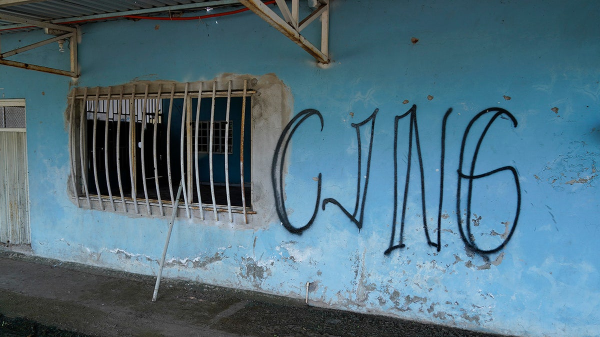 Cartel signage on building