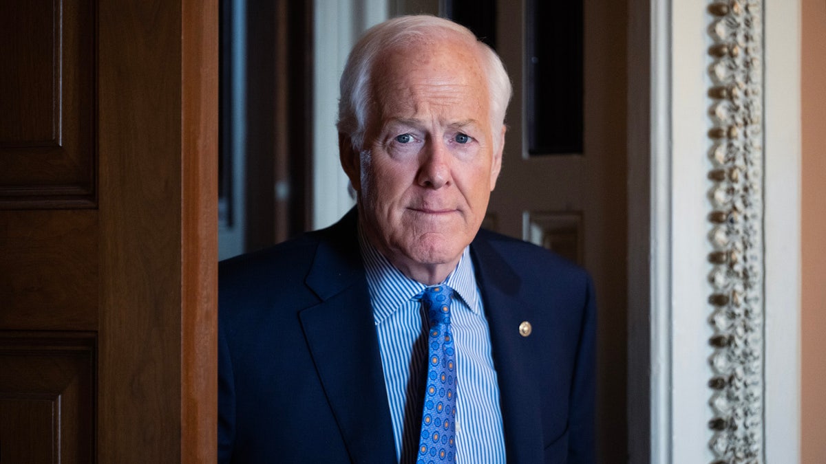 Sen. John Cornyn of Texas is seen in the US Capitol