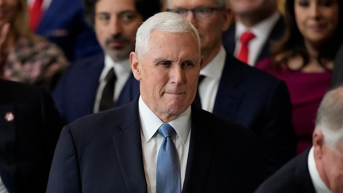 Pence at Trump second inauguration