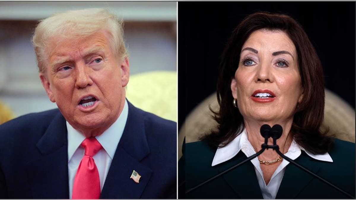 A split of Trump and Hochul