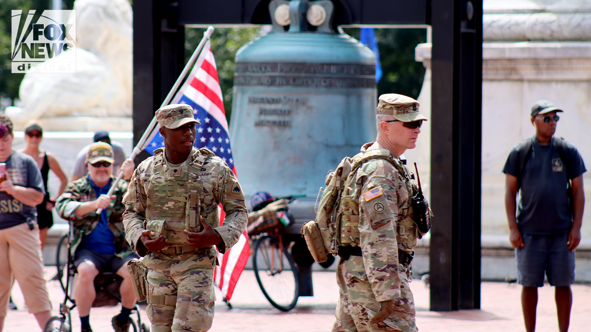 national guard at union station