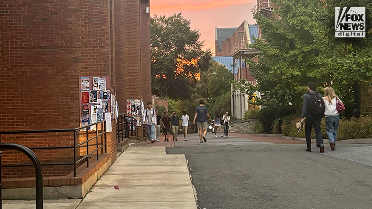 A Georgetown University flyer