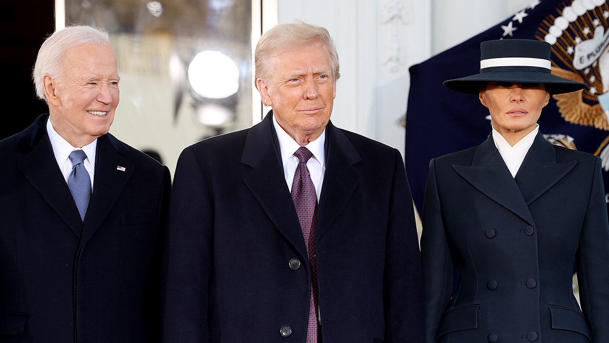 Biden and Trump at inauguration