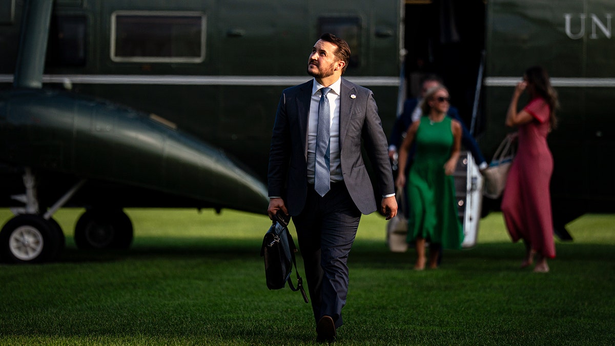 Budowich stepping down from White House Deputy Chief role outside Marine One