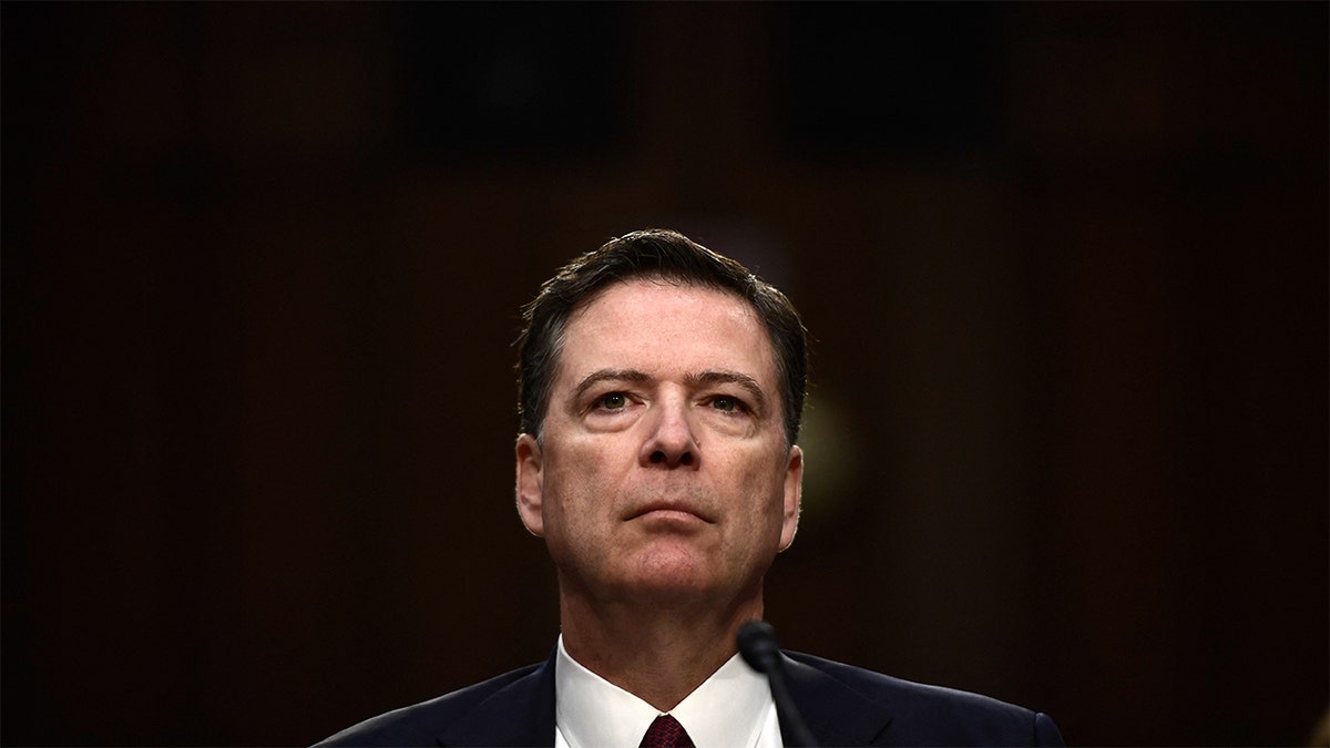 Former FBI director James Comey is seen prior to his testimony before the Senate Select Committee on Intelligence on Capitol Hill June 8, 2017, in Washington, D.C. (Brendan Smialowski/AFP via Getty Images)