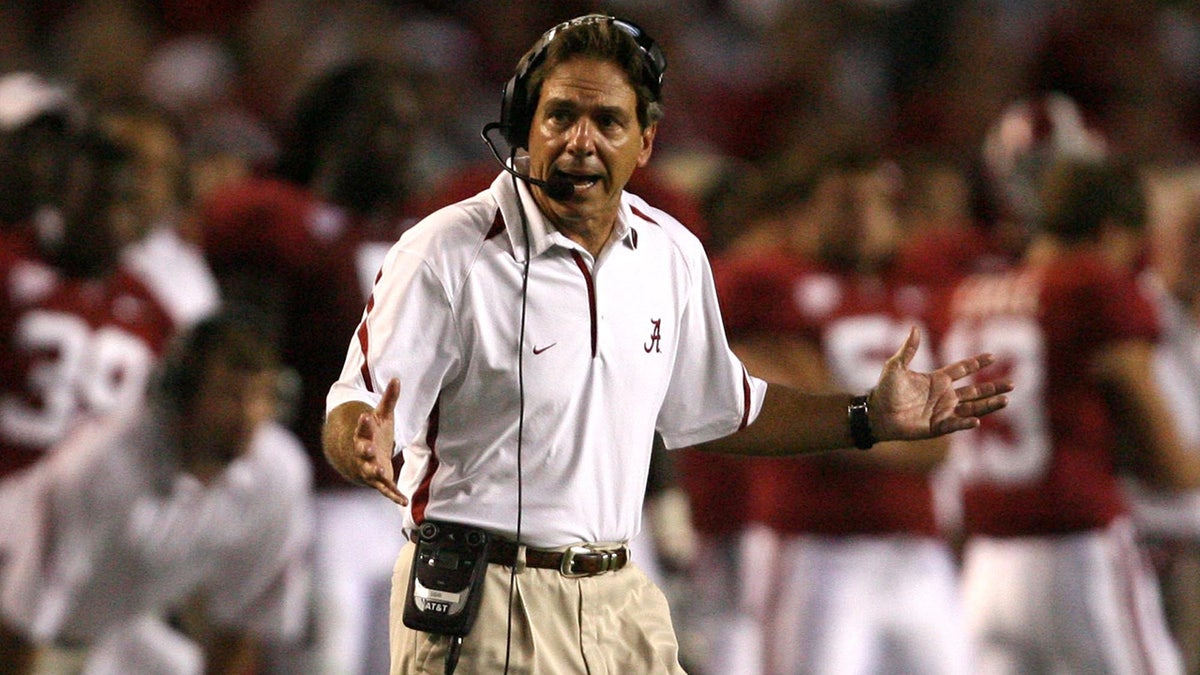 Nick Saban in 2010