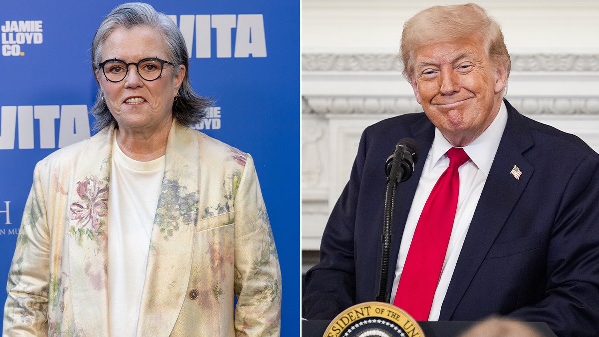 Rosie O'Donnell and President Trump split.
