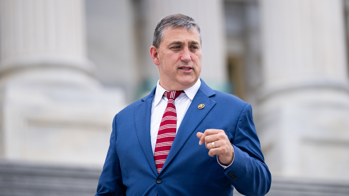 U.S. Rep. Nathaniel Moran of Texas on the Capitol steps