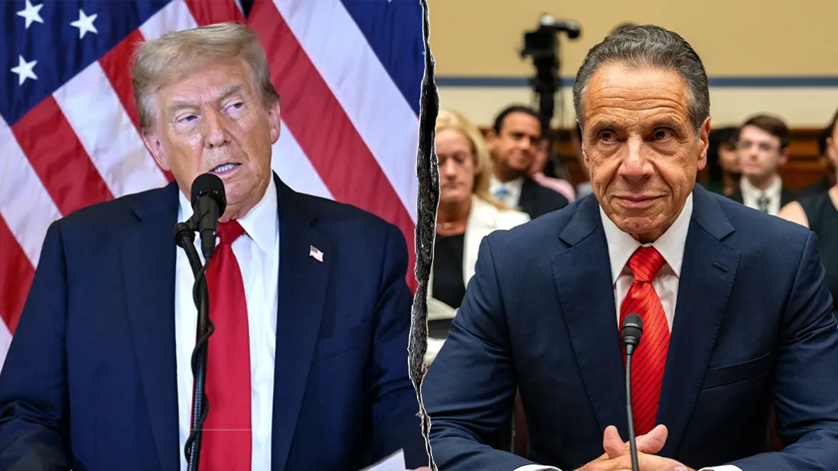 trump cuomo split image