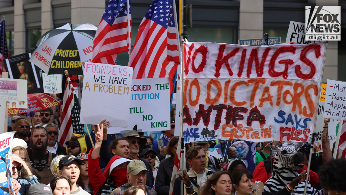 no kings protester