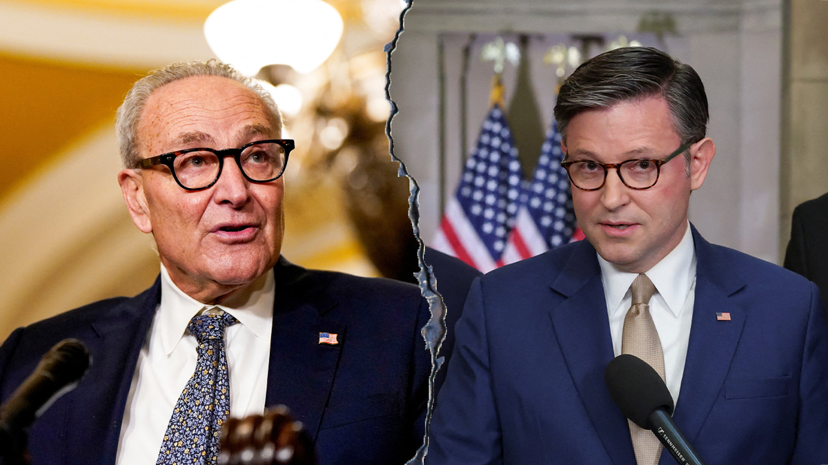 Chuck Schumer and Mike Johnson