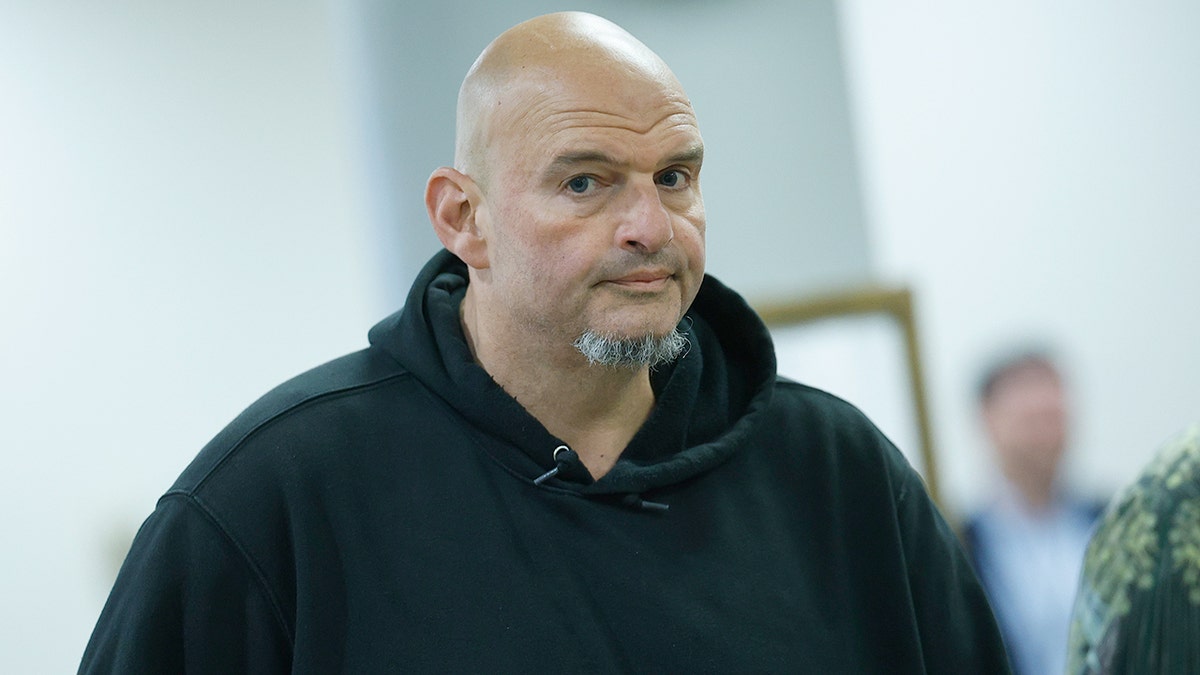 Sen. John Fetterman in a hoodie