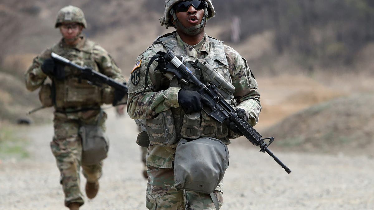 US soliders on April 16, 2019 in Pocheon, South Korea.