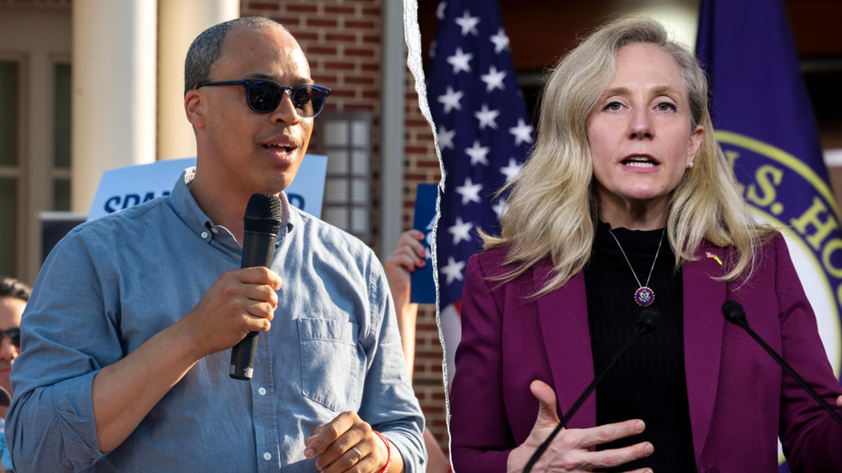 Jay Jones and Abigail Spanberger