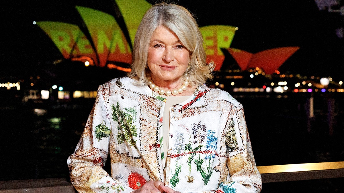 Martha Stewart at the Sydney Opera House in May 2025.