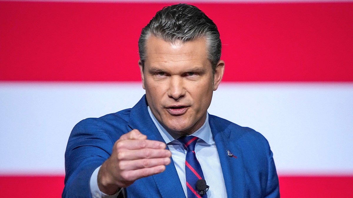 Hegseth speaks to senior military leadership