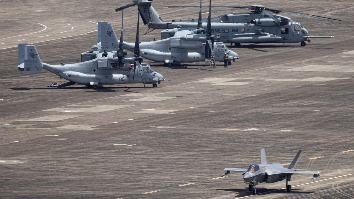 Marine aircraft at Puerto Rico base 