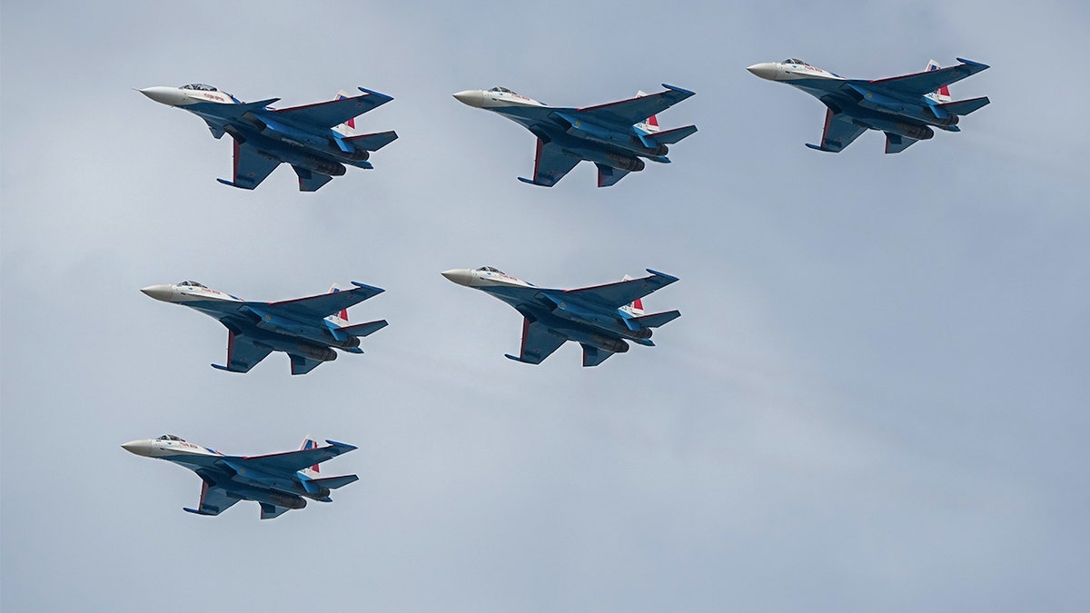 Russian fighters Su-35s