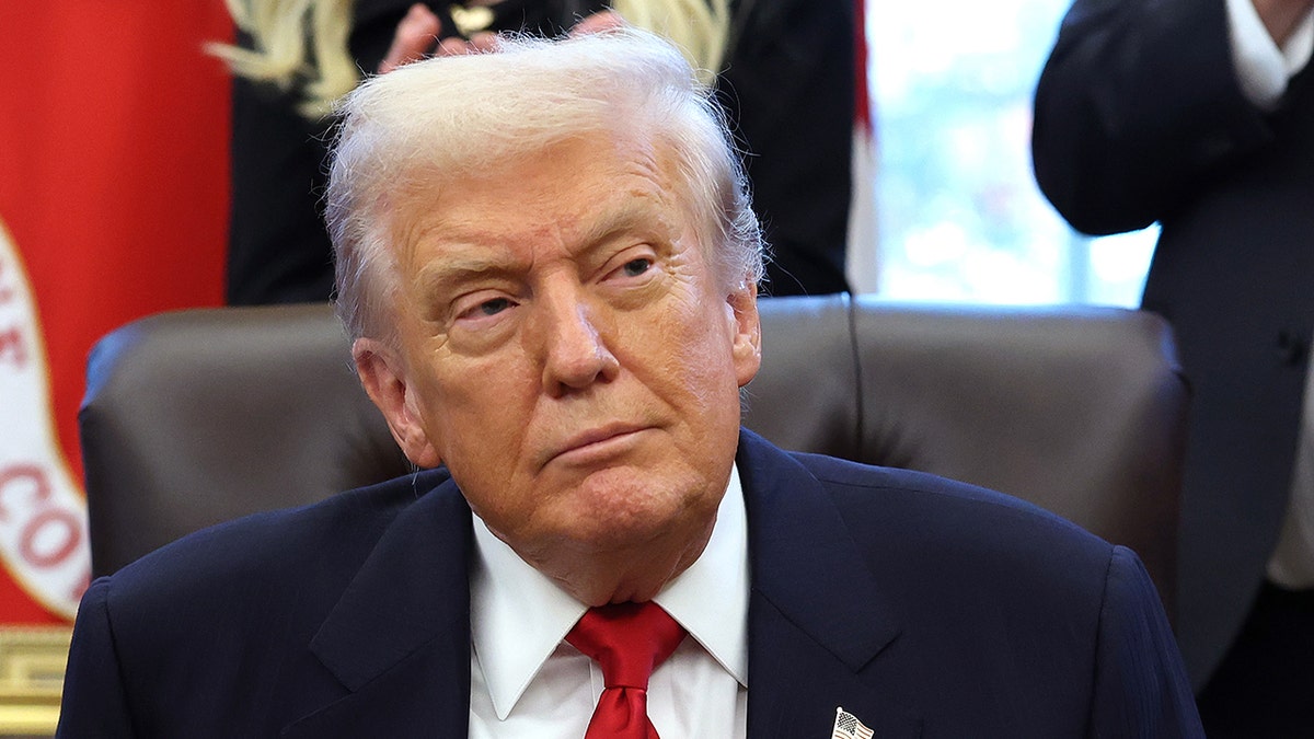 President Donald Trump in the oval office