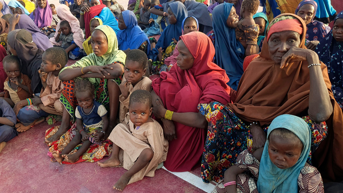 Nigerian women and children