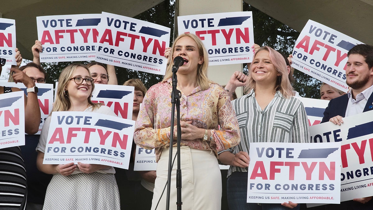 Tennessee House candidate Aftyn Behn campaigns