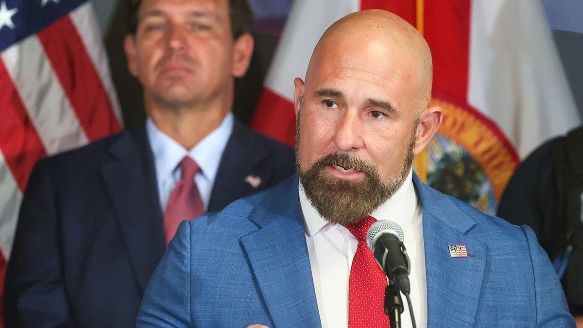 Florida Lt. Gov. Jay Collins and Gov. Ron DeSantis