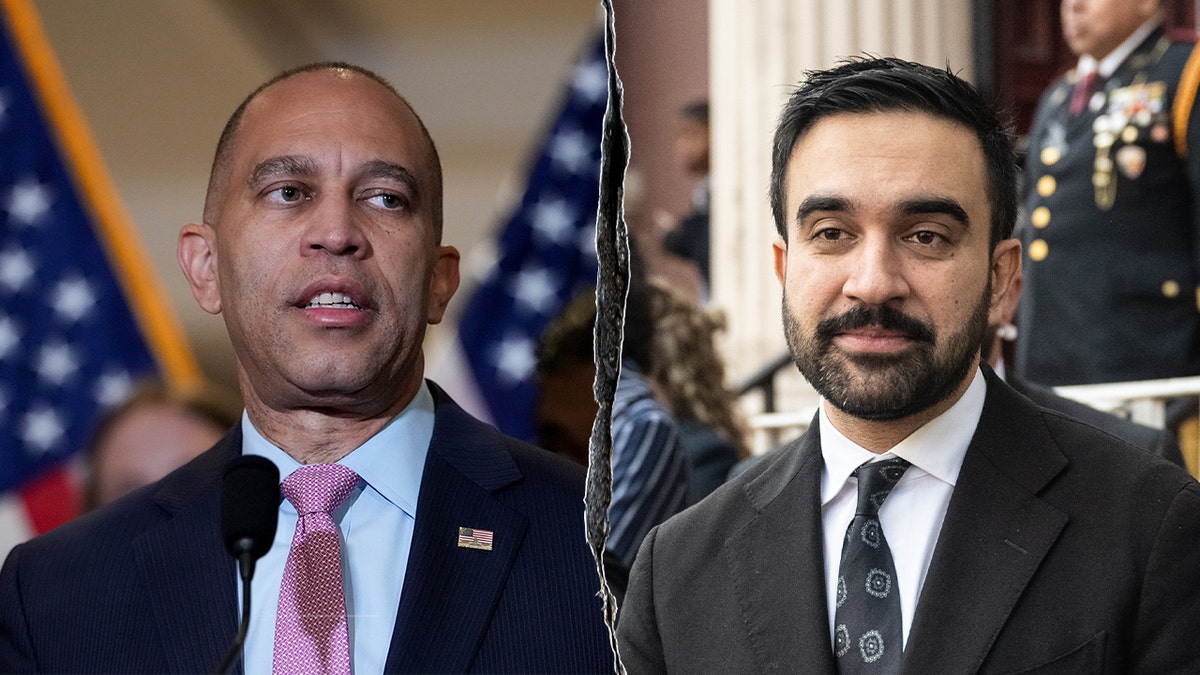 Hakeem Jeffries and Zohran Mamdani
