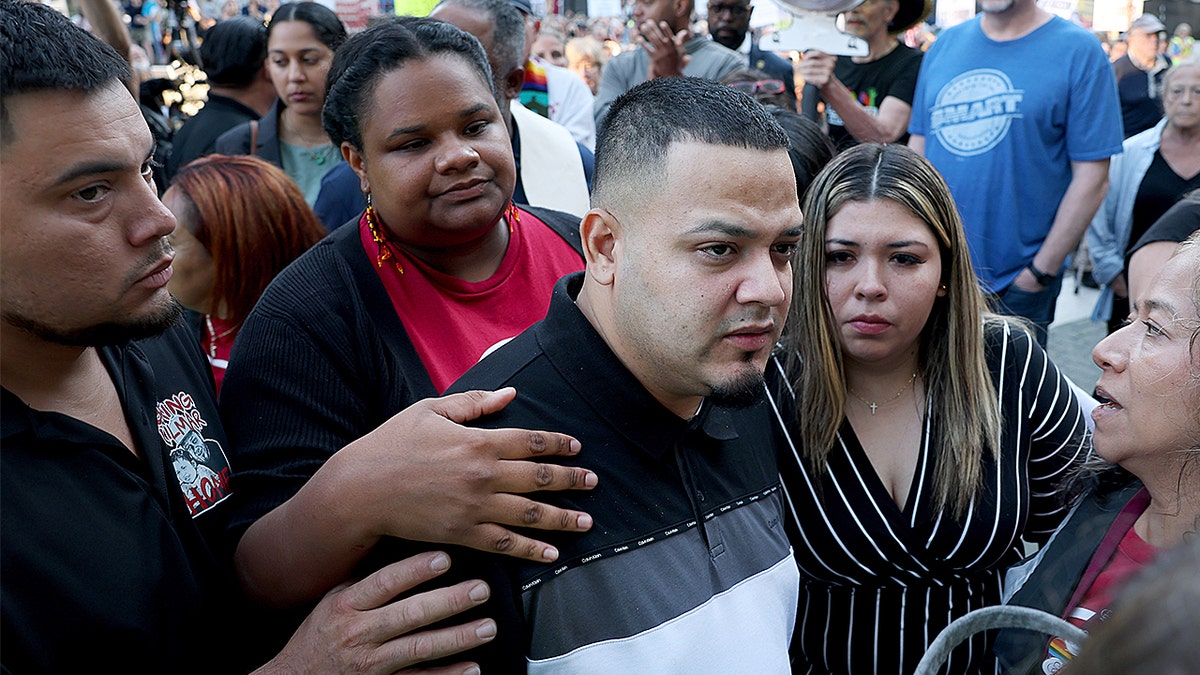 Kilmar Abrego Garcia Checks In At Baltimore ICE Office After Release From Jail