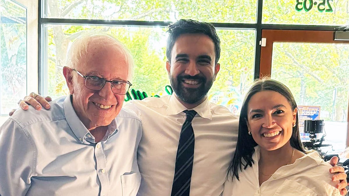 Sanders Mamdani and AOC
