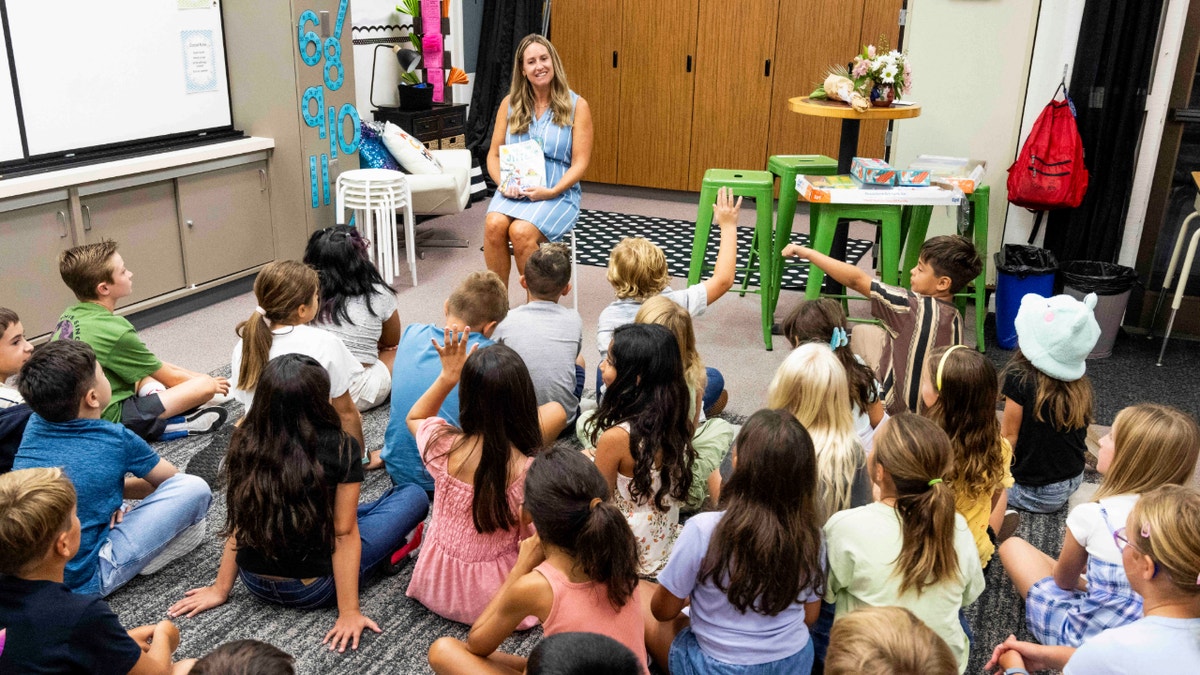 students in a classroom