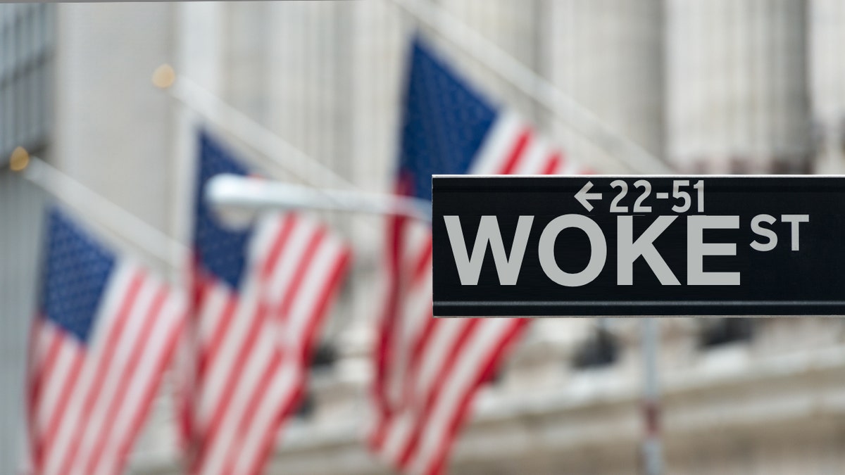 Woke street sign