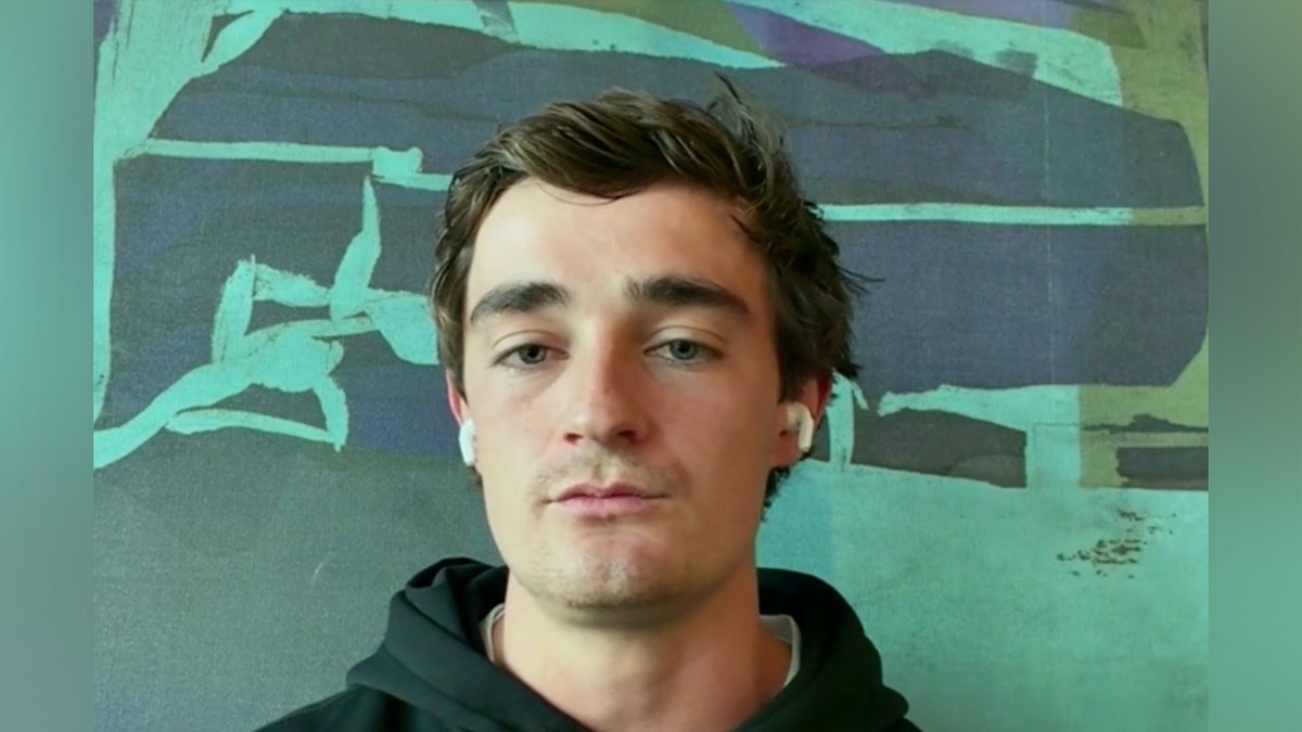 Independent journalist Nick Shirley speaking to Fox News.