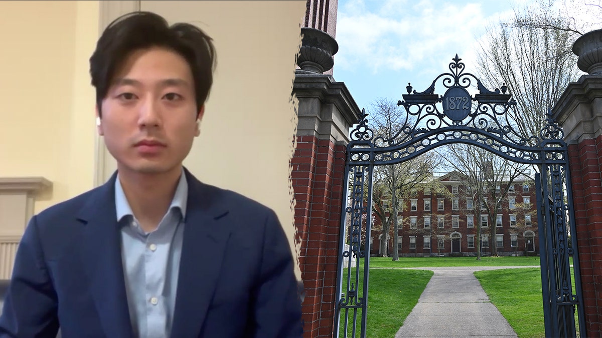 Brown University student Alex Shieh, who was recently cleared of wrongdoing after he sent campus employees DOGE-like email, is testifying before the House Judiciary Committee on rising costs at elite universities. (Photo: Zoom screenshot/Photo by Kyle Mazza/Anadolu via Getty Images)