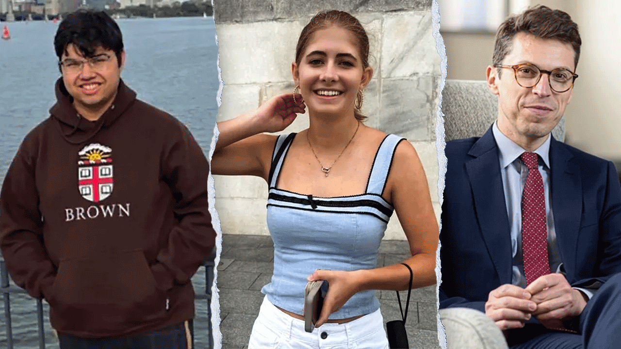 split image of victims in the brown and mit shootings