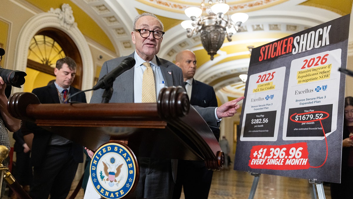 Chuck Schumer at the Capitol