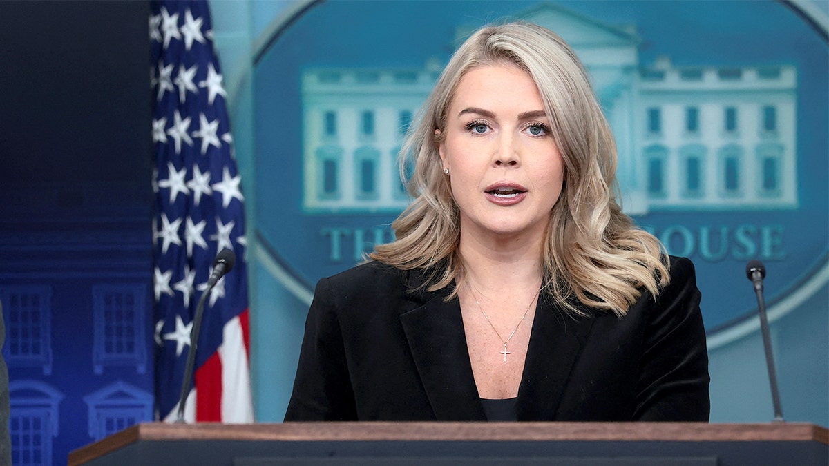 Karoline Keavitt at White House press briefing