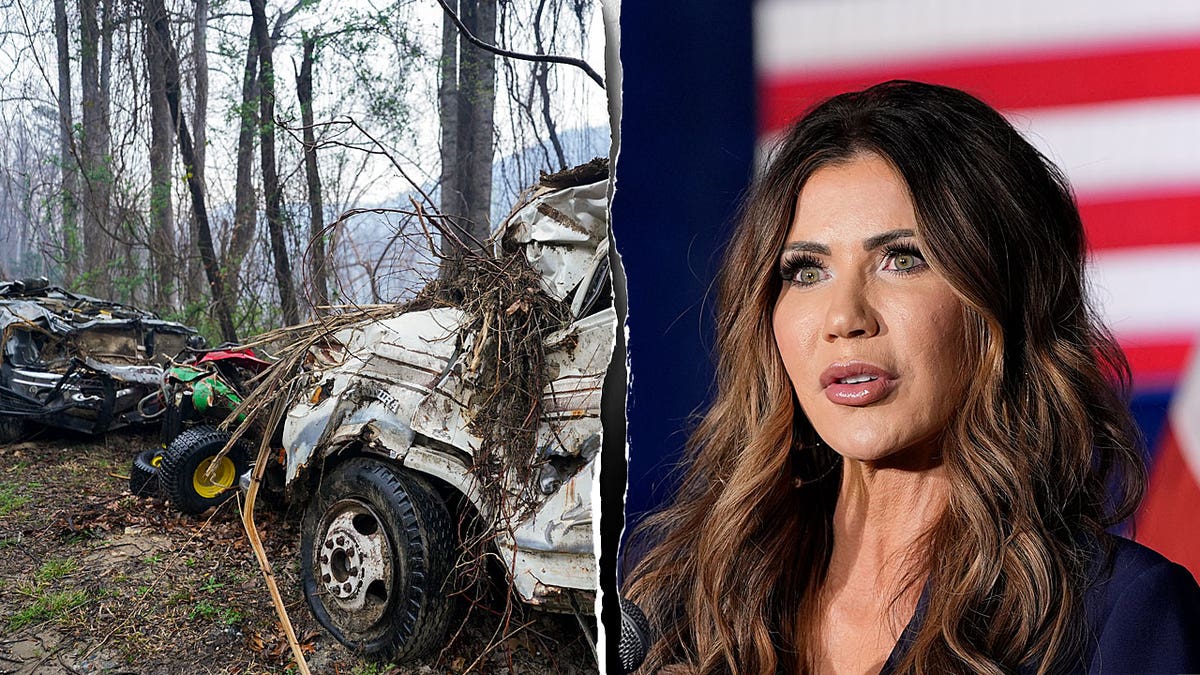 Hurricane Helene and DHS Secretary Kristi Noem.