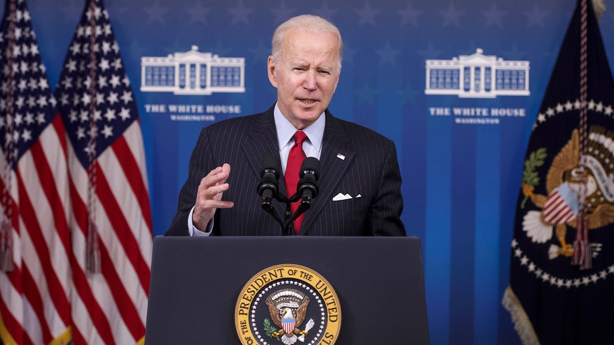 Biden speaking about oil