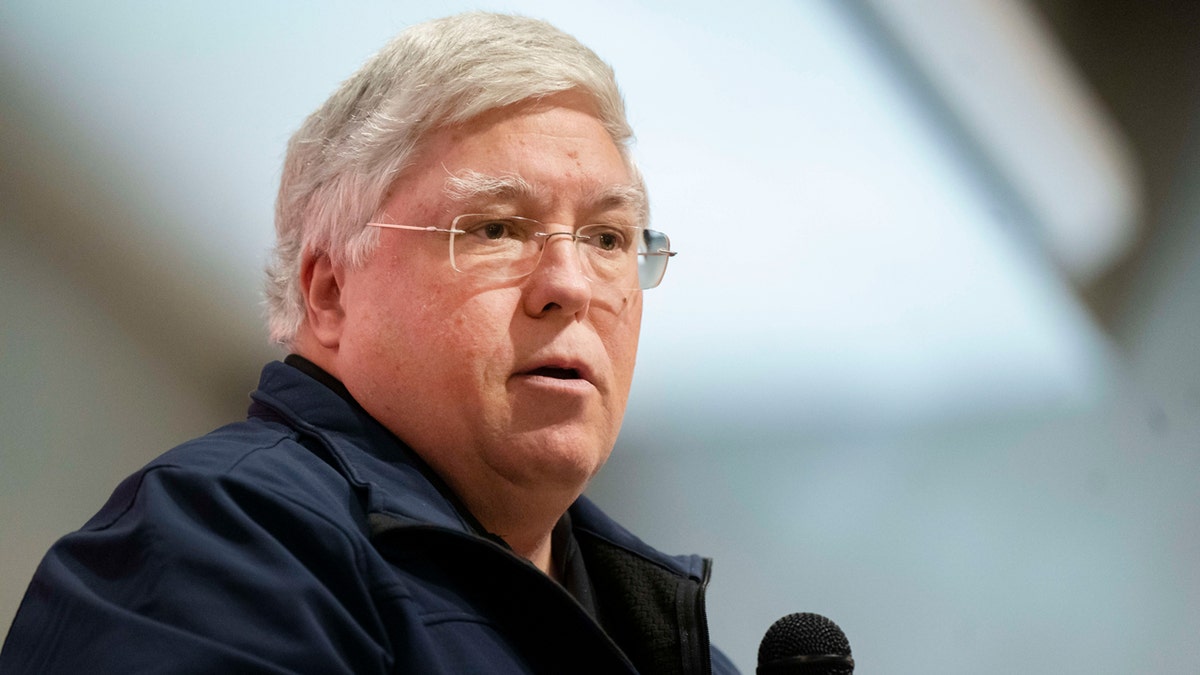 West Virginia Governor Patrick Morrisey speaking